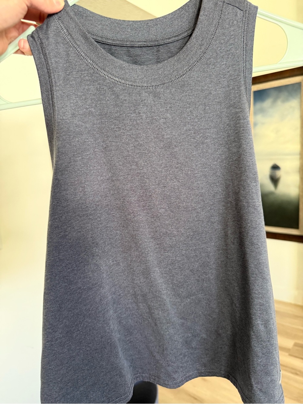 Vuori Energy Sleeveless Crewneck Tank Top - Azure Blue size XS